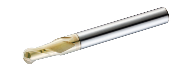 Ultra Fine Carbide Ball Nose End Mills ( Long Shank ) - 2 Flutes