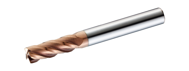 Ultra Fine Carbide End Mills ( Long Shank / Flute Shape ) 35˚ - 4 Flutes