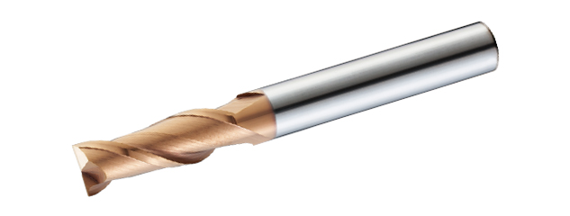 Ultra Fine Carbide End Mills ( Long Shank / Flute Shape ) 35˚ - 2 Flutes