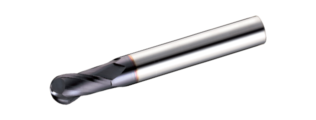 JBBL0204-1212S Micro Grain Carbide Ball Nose End Mills (Long Shank) - 2 Flutes