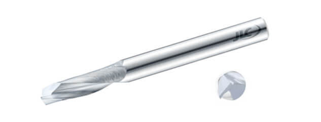 JCT0104-1212 Carbide Single Helix Flute End Mills (For Aluminum)